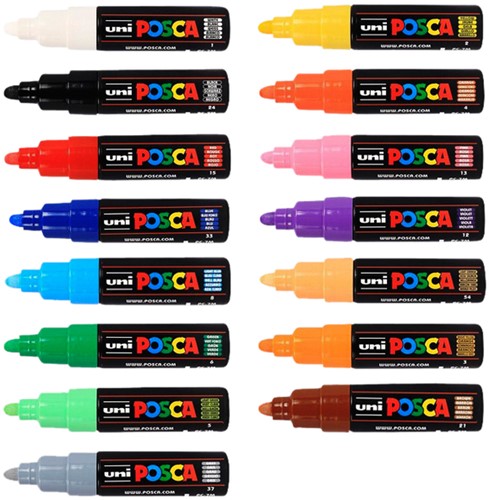 Paintmarker Uni POSCA PC7M breed gl-2