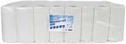 Keukenrol Cleaninq 2-laags 50 vel wit
