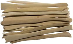 Boetseerspatel Conda set à 15 stuks hout