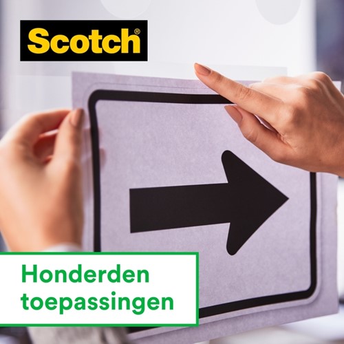 Plakband Scotch Magic 819 19mmx25m onzichtbaar 3 rollen-2