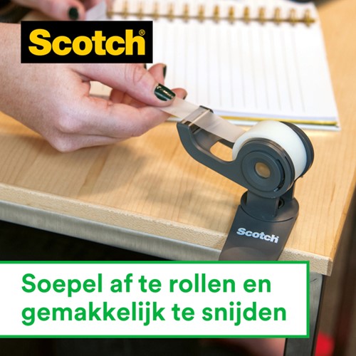 Plakband Scotch Magic 819 19mmx25m onzichtbaar 3 rollen-3