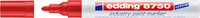 Paintmarker edding 8750 industrie 2-4mm rood