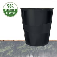 Papierbak Leitz Recycle 15 liter zwart-2