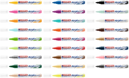 Acrylmarker edding e-5100 medium zilver-3
