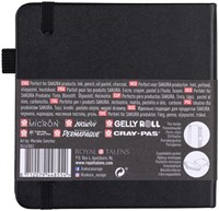 Schetsboek Sakura 80 zwarte vellen 140gr 120x120mm zwart-2