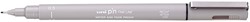 Fineliner Uni-ball Pin 0.5mm lichtgrijs