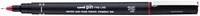 Fineliner Uni-ball Pin 0.3mm rood
