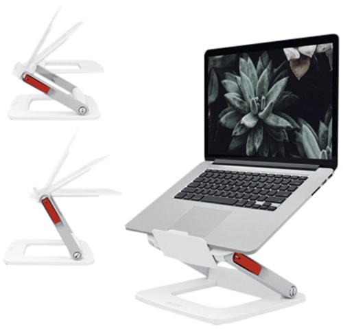 Laptopstandaard Leitz Ergo verstelbare multihoek wit-2