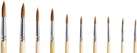 Penseel Qrea synthetisch haar set à 10 breedtes-3
