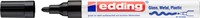 Paintmarker edding 750 op oliebasis 2-4mm creatief zwart