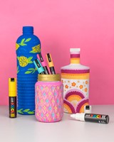 Paintmarker Uni POSCA PC8K breed schuin wit-6