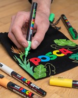 Paintmarker Uni POSCA PC17K extra breed rechthoek zwart-3