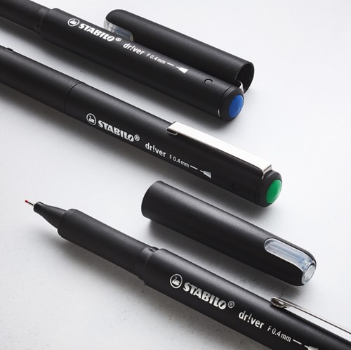 Fineliner STABILO dr!ver fijn groen-3