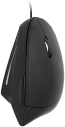 Muis Quantore ergonomisch bedraad USB-A zwart