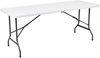 Vouwtafel BRASQ 180x70x74cm FT180 wit