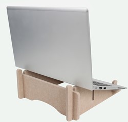 Laptopstandaard Quantore gerecycled vilt zand