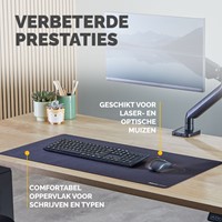 Bureau-onderlegger Fellowes Breyta zwart-3