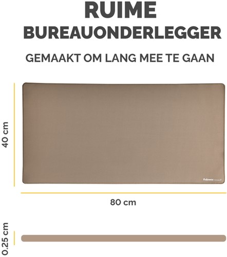 Bureau-onderlegger Fellowes Breyta zand-2