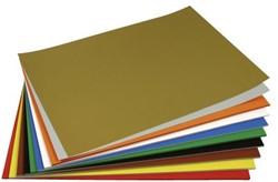 etalagekarton 48×68 cm pak 1 kleur- 124 rood