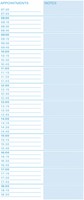 Things to do Djois Atlanta recycled papier Today 140x297mm 125vel 70gr blauw-3