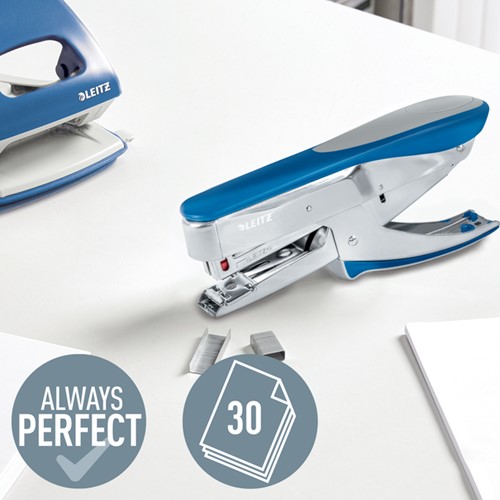 Niettang Leitz bovenlaadmodel P3 30 vel blauw-1