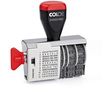 Woord-datumstempel Colop 04000/WD 12 teksten