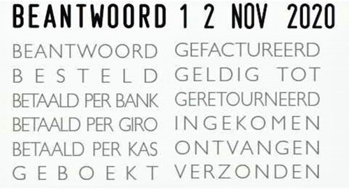 Woord-datumstempel Colop 04000/WD 12 teksten-2