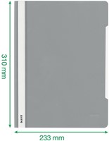 Snelhechter Leitz Standaard A4 gerecycled PP wit-3
