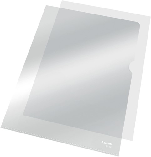 Insteekmap L-model Esselte standaard copy safe 0.11mm PP  A4 transparant 10 stuks-1