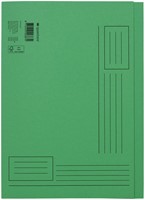Vouwmap Quantore A4 ongelijke zijde 320gr groen