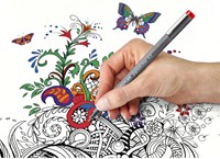 Fineliner Staedtler Pigment 308 zwart 0.4mm-2