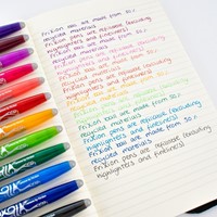 Rollerpen PILOT friXion medium rood blister à 1 stuk + 3 vullingen-2
