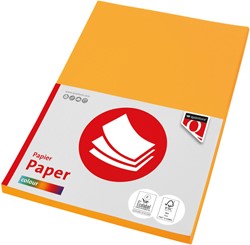 Kopieerpapier Quantore Colour A4 120gr diepgeel 100 vel