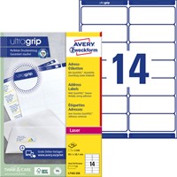 Etiket Avery L7163-250 99.1x38.1mm wit 3500 stuks-2