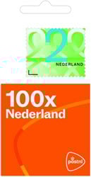 Postzegel Nederland Waarde 2 zelfklevend rol à 100 stuks