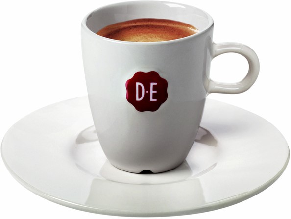 risico terugtrekken Minimaal Kopje Douwe Egberts espresso 70ml wit bij Leenders
