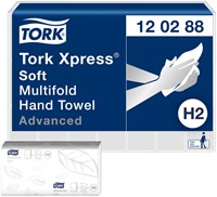 Handdoek Tork Xpress H2 Multifold advanced 2-laags wit 120288