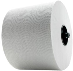 Toiletpapier BlackSatino JT3 Original systeemrol 2-laags 100m wit 313830