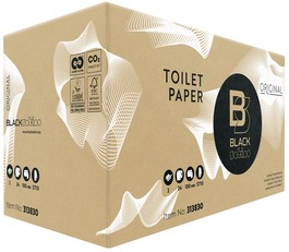 Toiletpapier BlackSatino JT3 Original systeemrol 2-laags 100m wit 313830-1