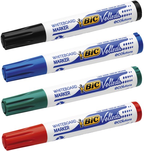 Whiteboardmarker Bic Velleda 1701 rond large rood-3