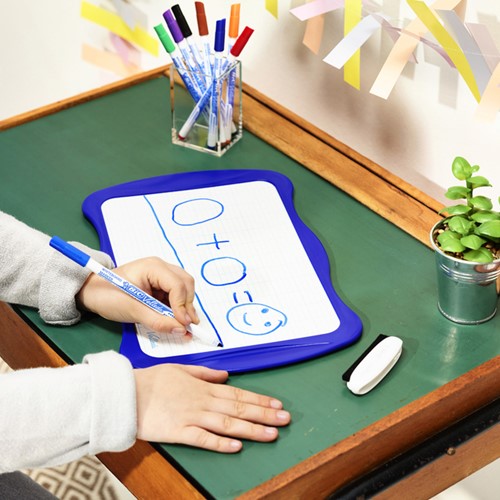 Whiteboardmarker Bic Velleda 1721 rond fijn blauw-1