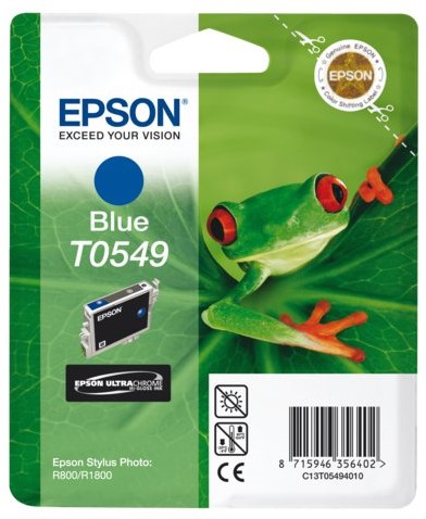 Inktcartridge Epson T0549 blauw