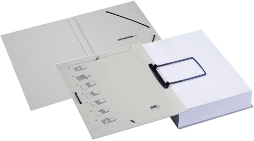 Dossiermap Djois Extension File 70mm 335gr grijs-3