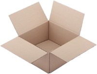 Amerikaanse vouwdoos CleverPack 200x150x100mm B-golf bruin 25 stuks-2