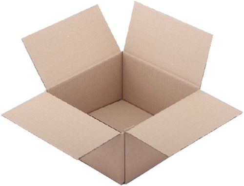 Amerikaanse vouwdoos CleverPack 217x304x150mm B-golf bruin 20 stuks-2