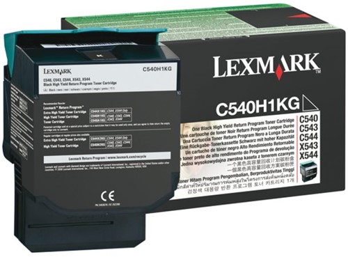 Tonercartridge Lexmark C540H1KG prebate zwart HC