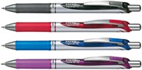 Gelschrijver Pentel BL77 Energel medium rood-2