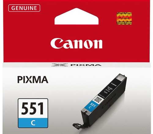 Inktcartridge Canon CLI-551 blauw