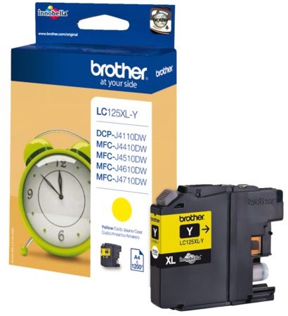 Inktcartridge Brother LC-125XLY geel HC