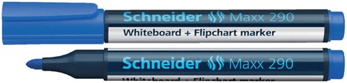 Whiteboardmarker Schneider Maxx 290 rond 2-3mm blauw